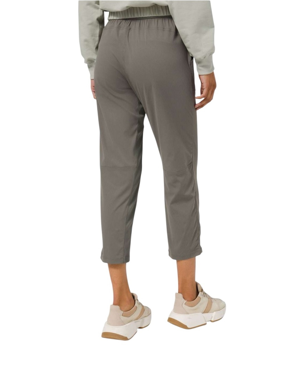 Lululemon Beyond the Studio Crop Sz 10 Grey Sage (First Release) - Picture 2 of 10